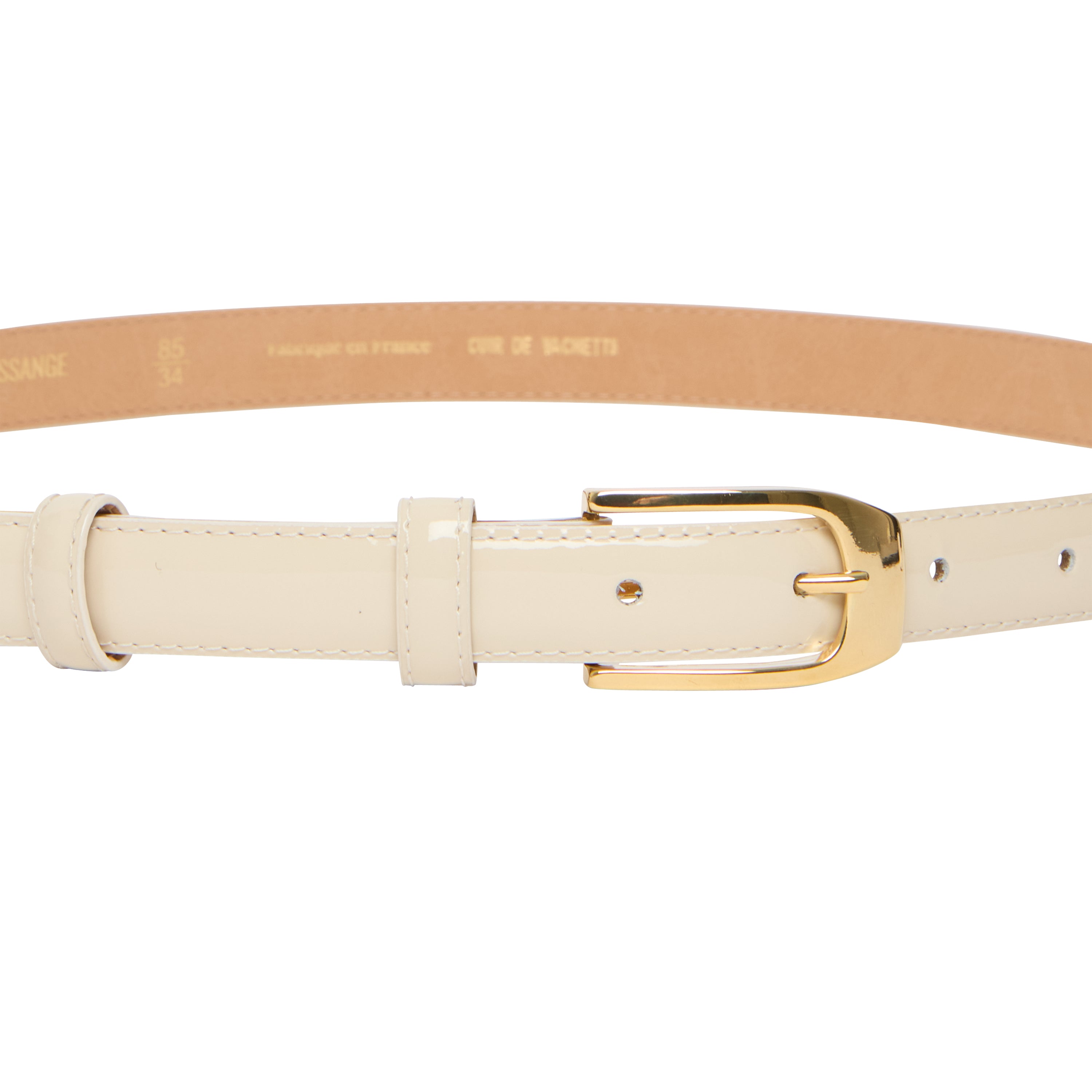 Ceinture Aurelia en cuir vernis