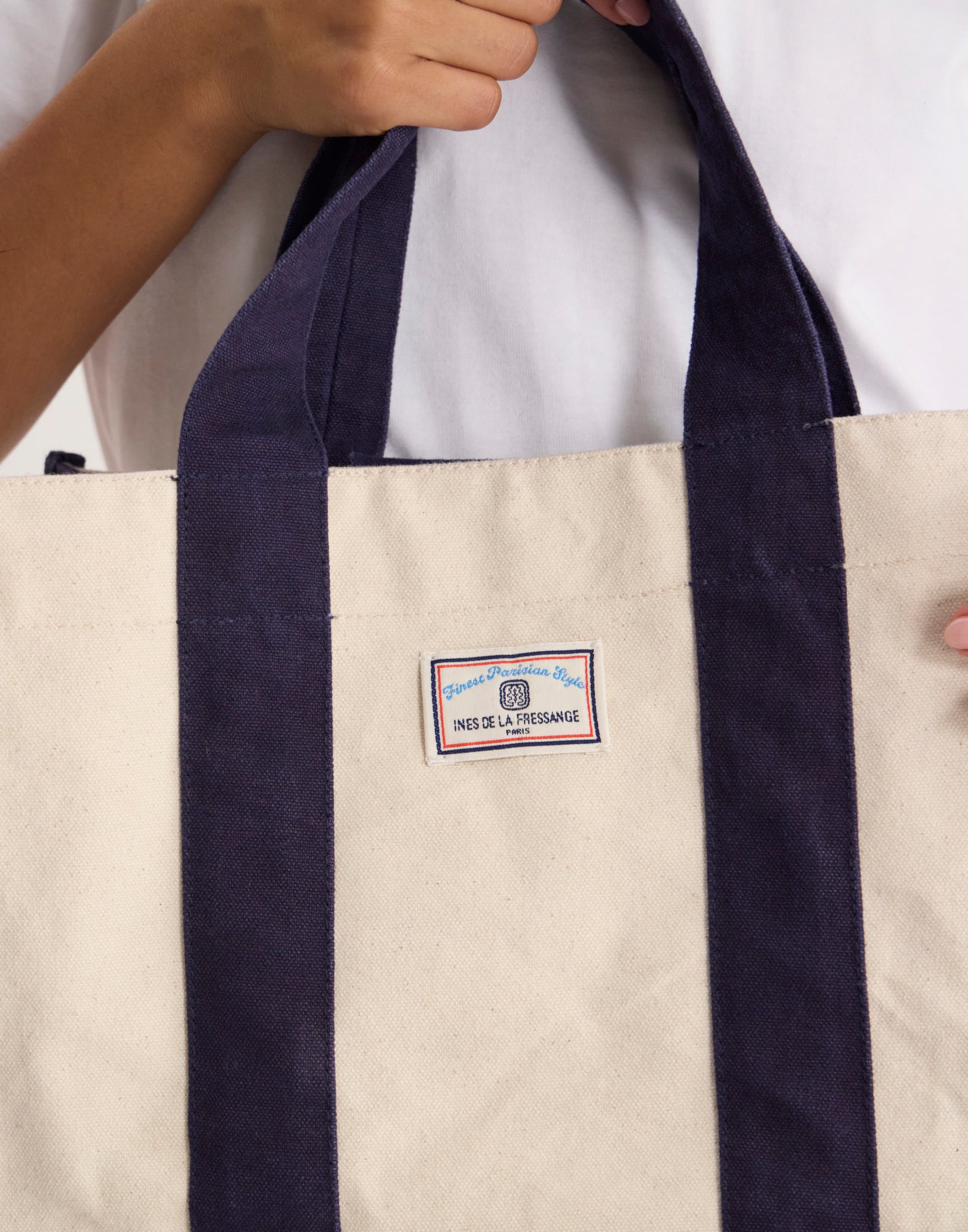 Sac cabas Alicia marine taille S
