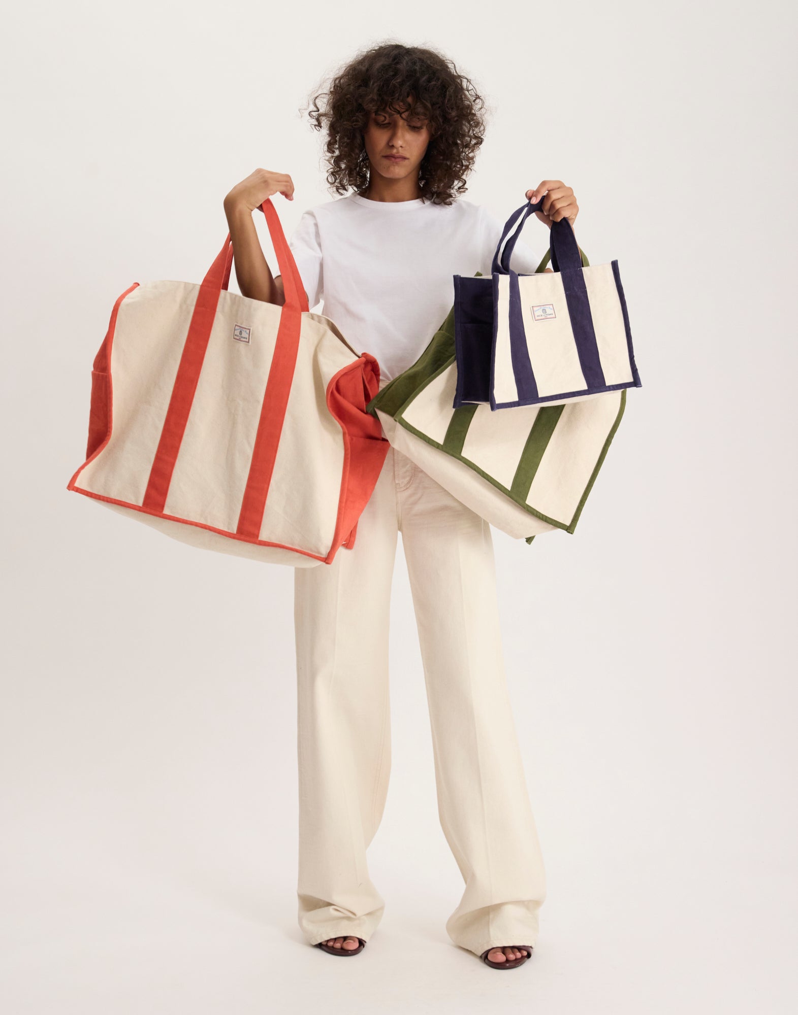 Sac cabas Alicia rouge taille L