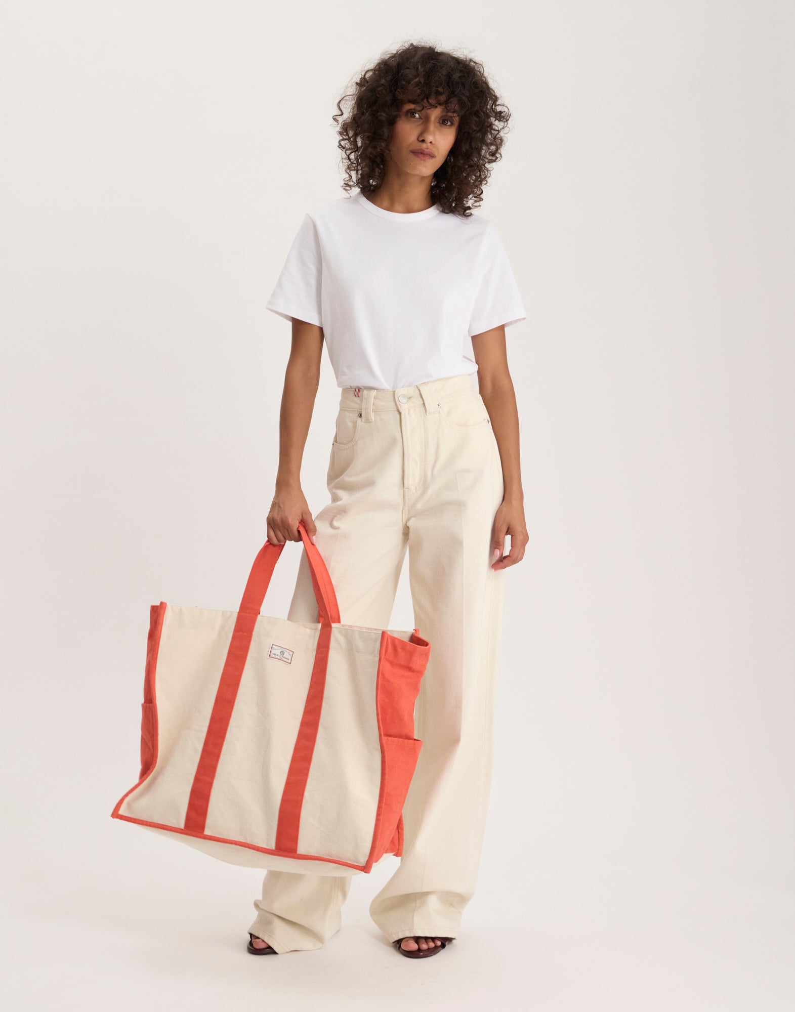 Sac cabas Alicia rouge taille L
