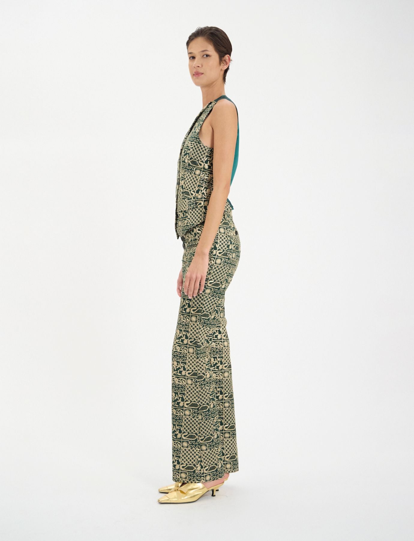 Robinson green waistcoat