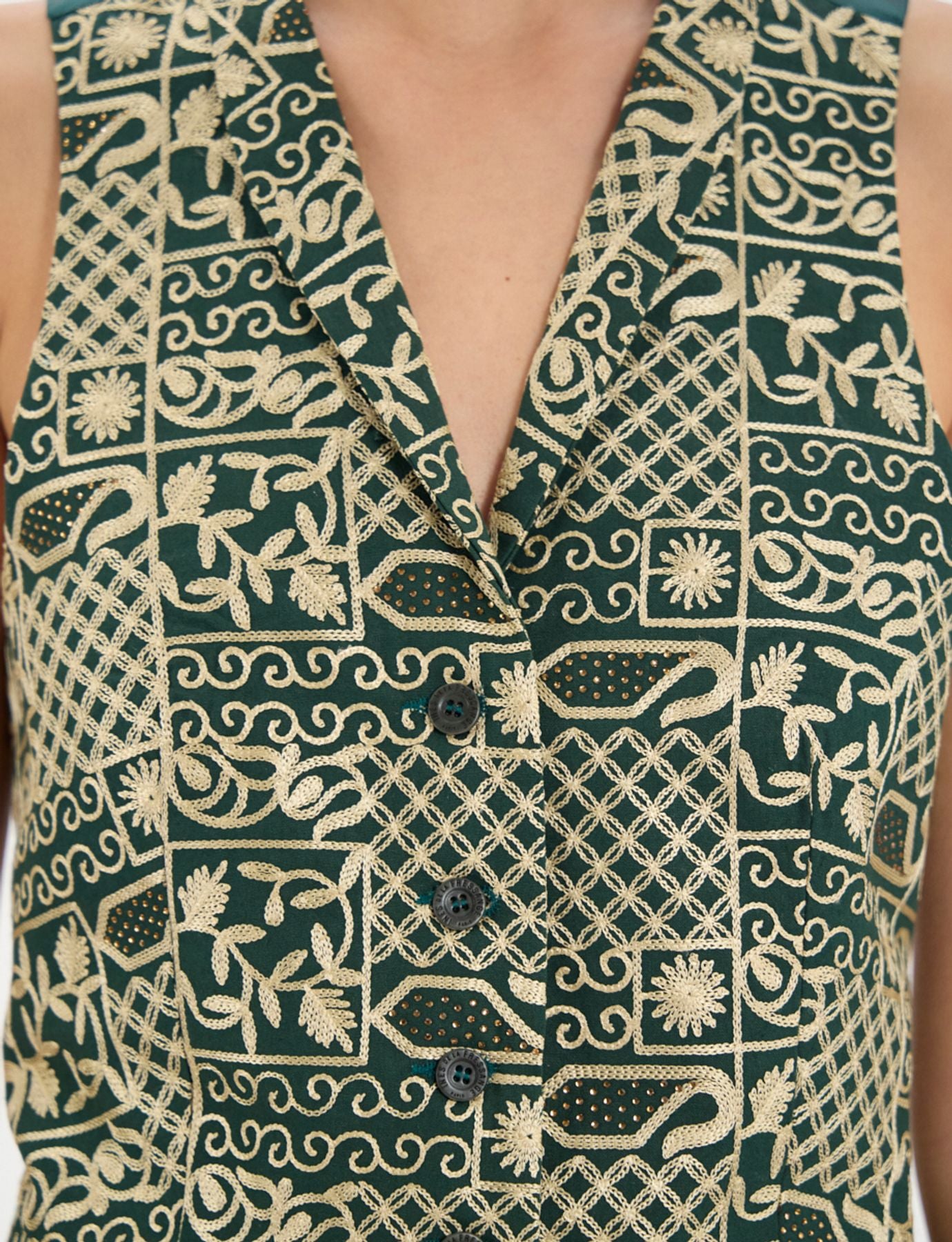 Robinson green waistcoat
