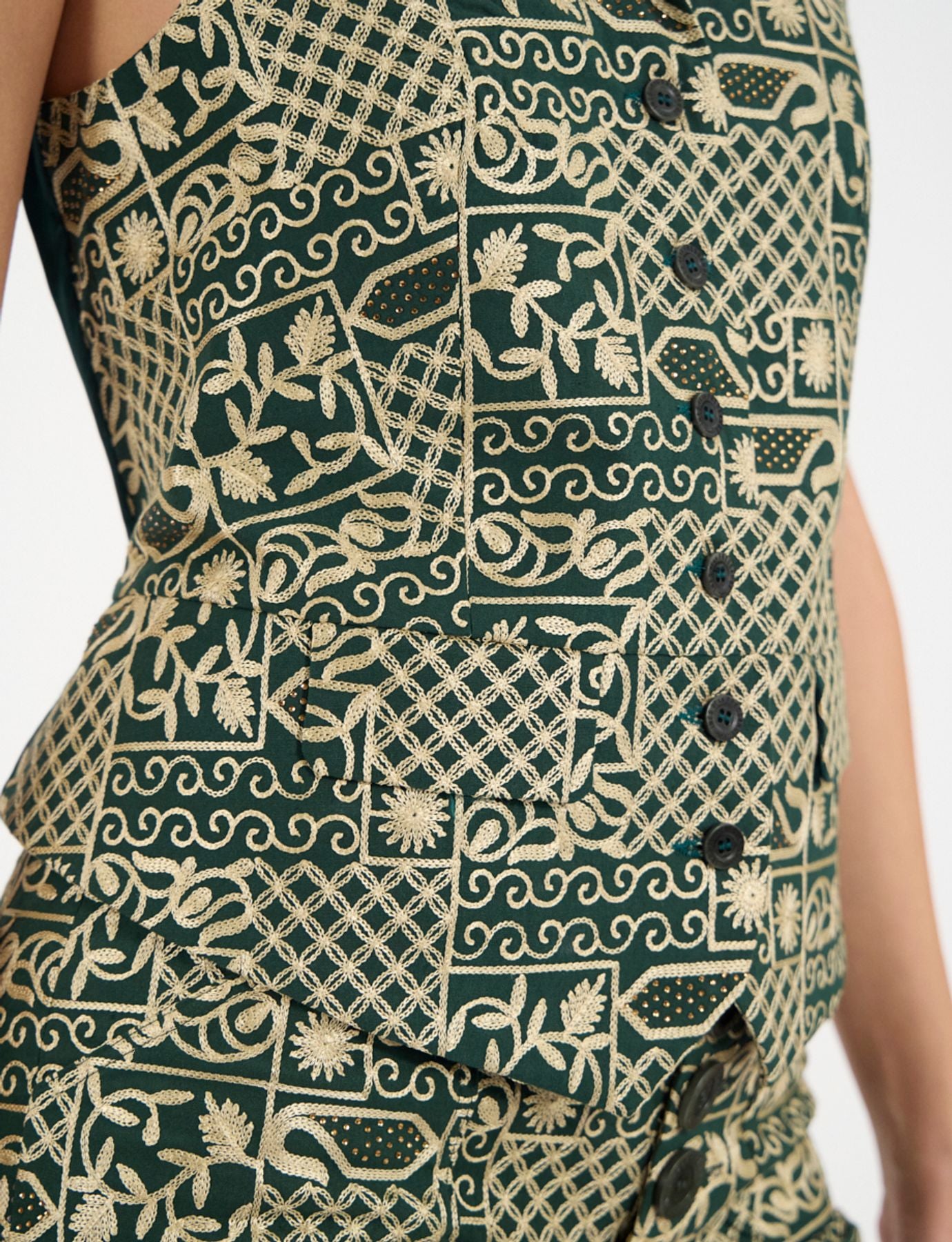 Robinson green waistcoat