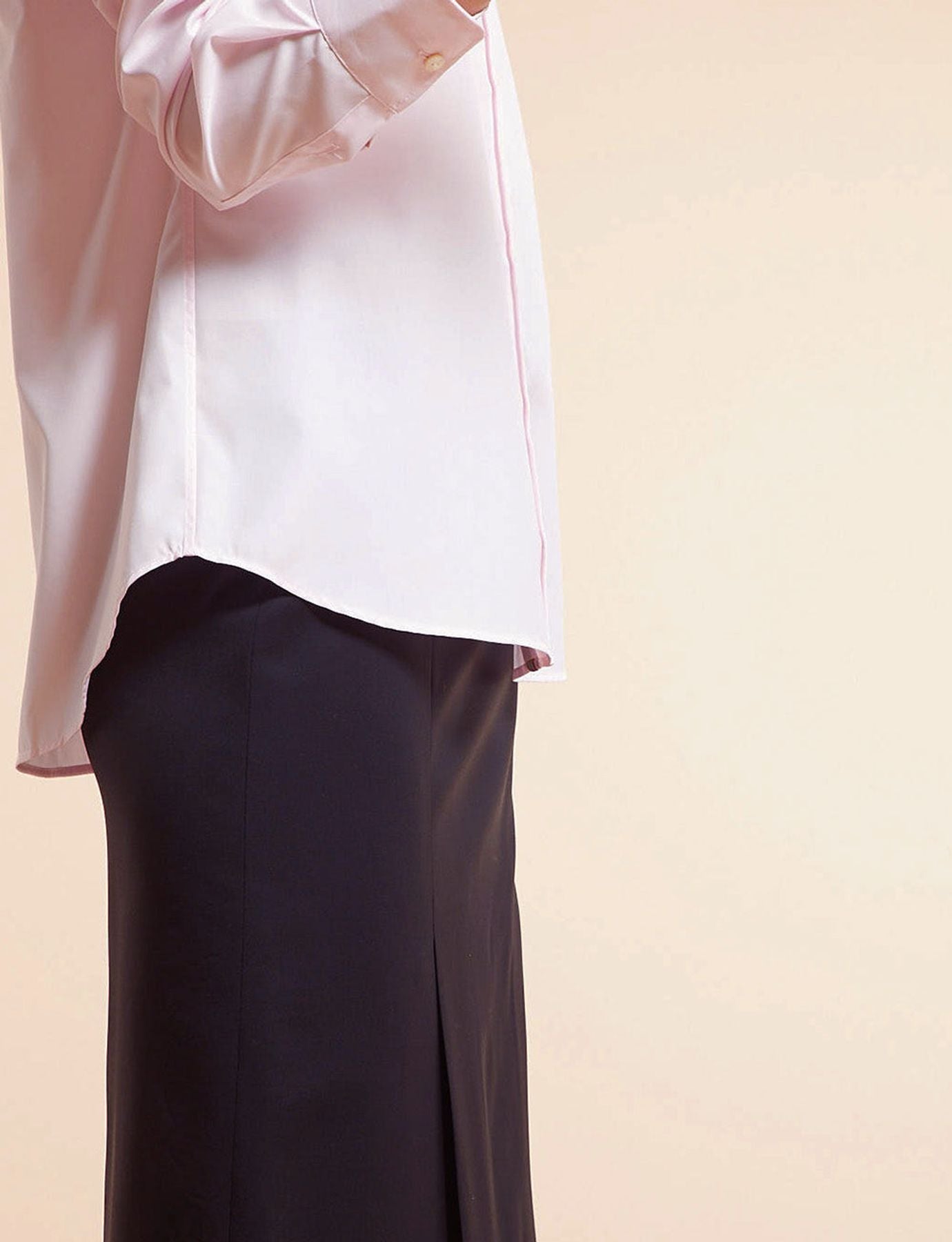 Camisa de algodón rosa pálido Martin