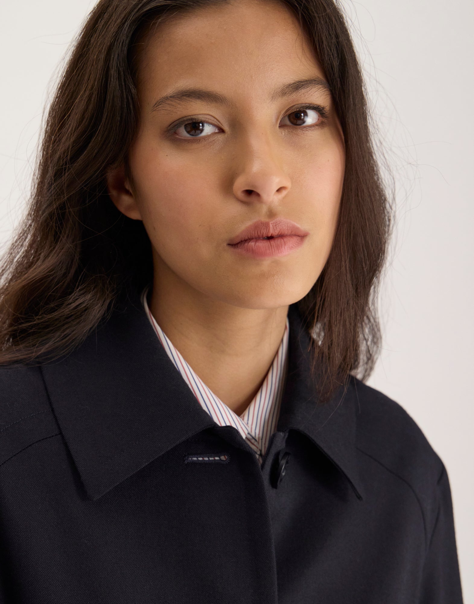 Cappotto Esme in lana nera