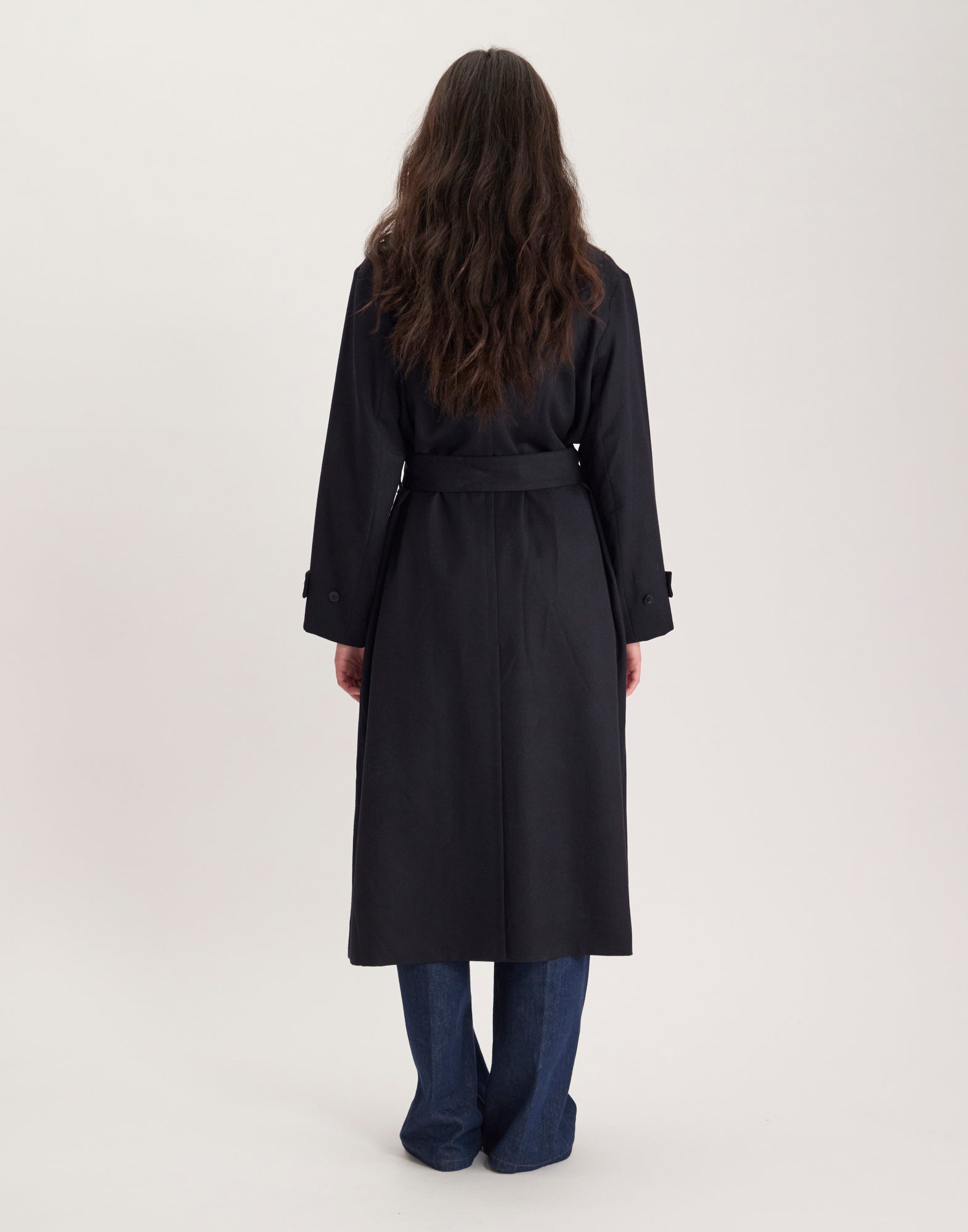 Cappotto Esme in lana nera
