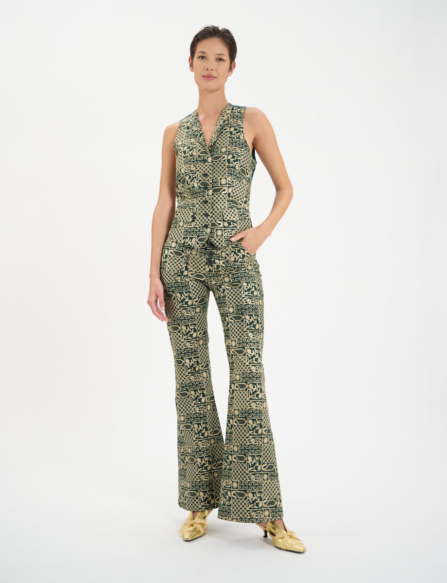 Robinson green waistcoat