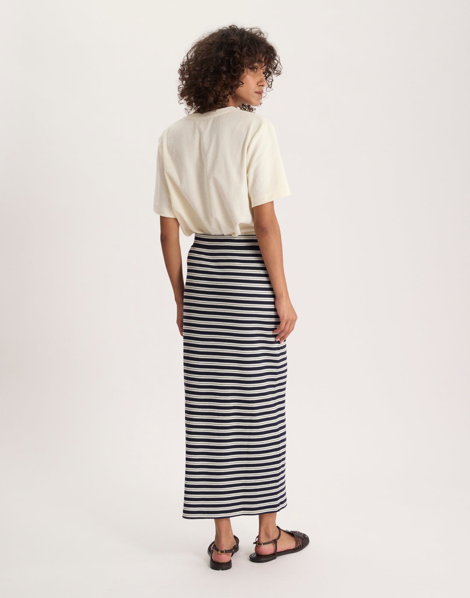 Blandine striped skirt