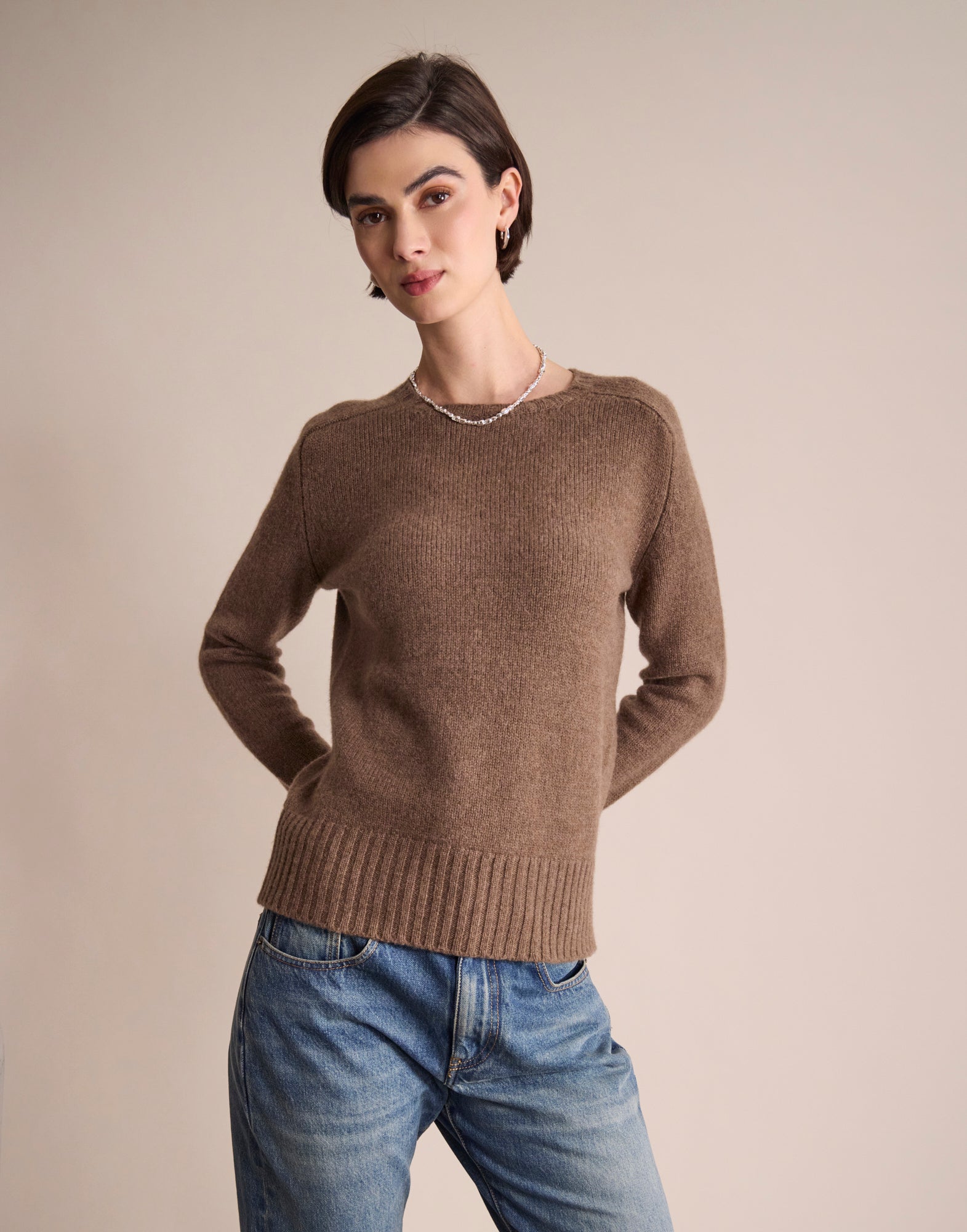 Pull Noelly Marron