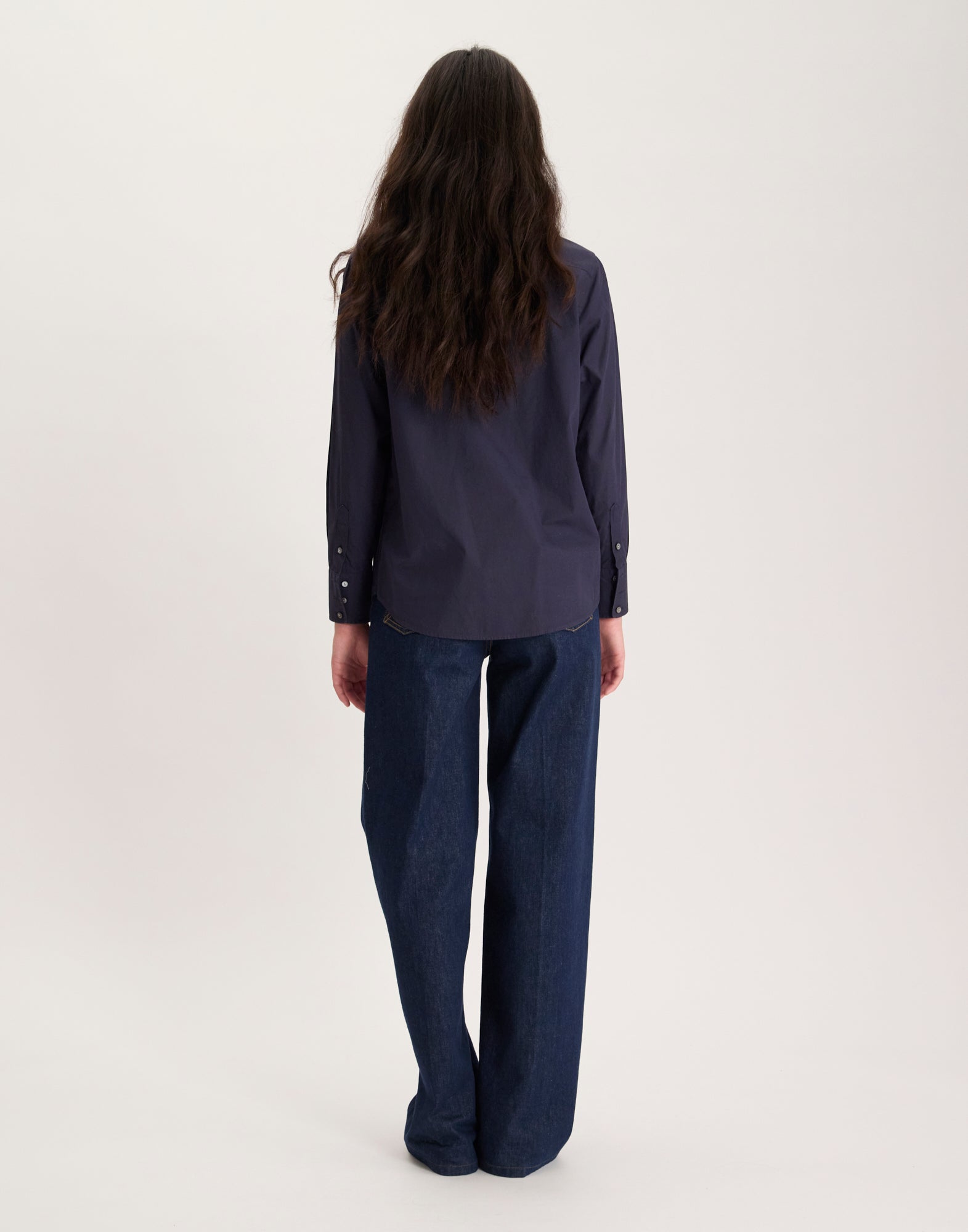 Camisa Maureen azul marino