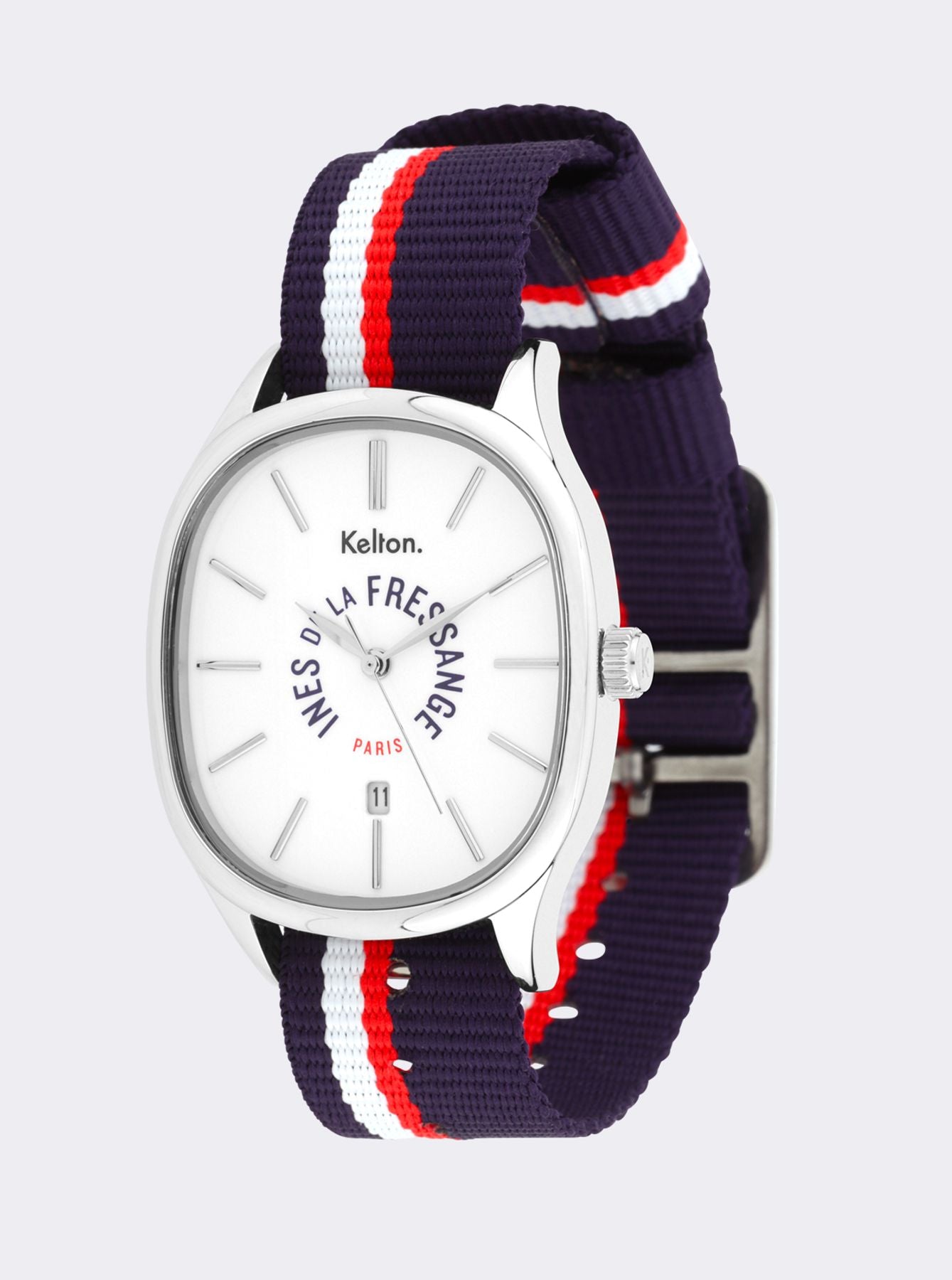 Montre Grande Colorama Sport navy Kelton x Ines de la Fressange Paris