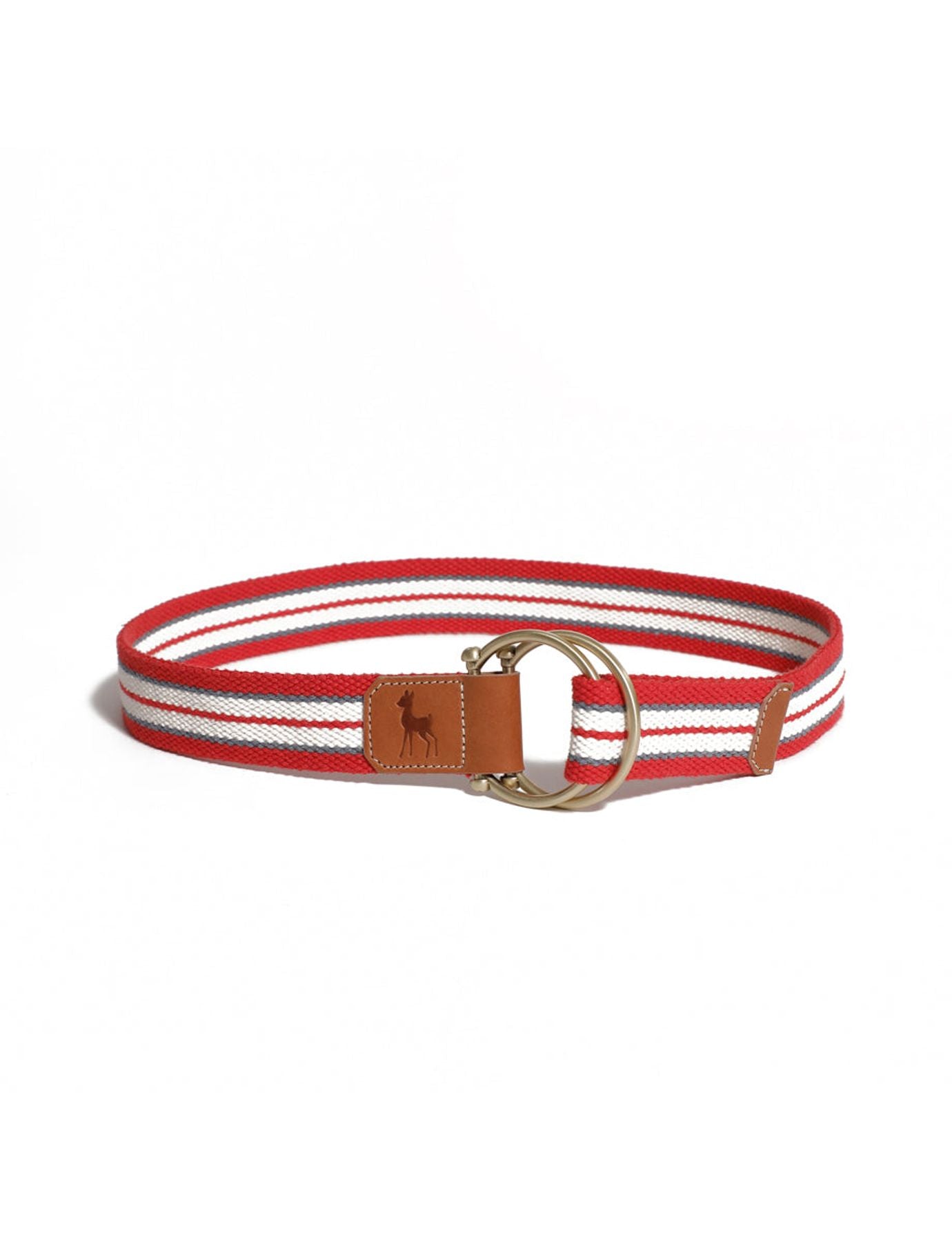 Germaine red and white belt