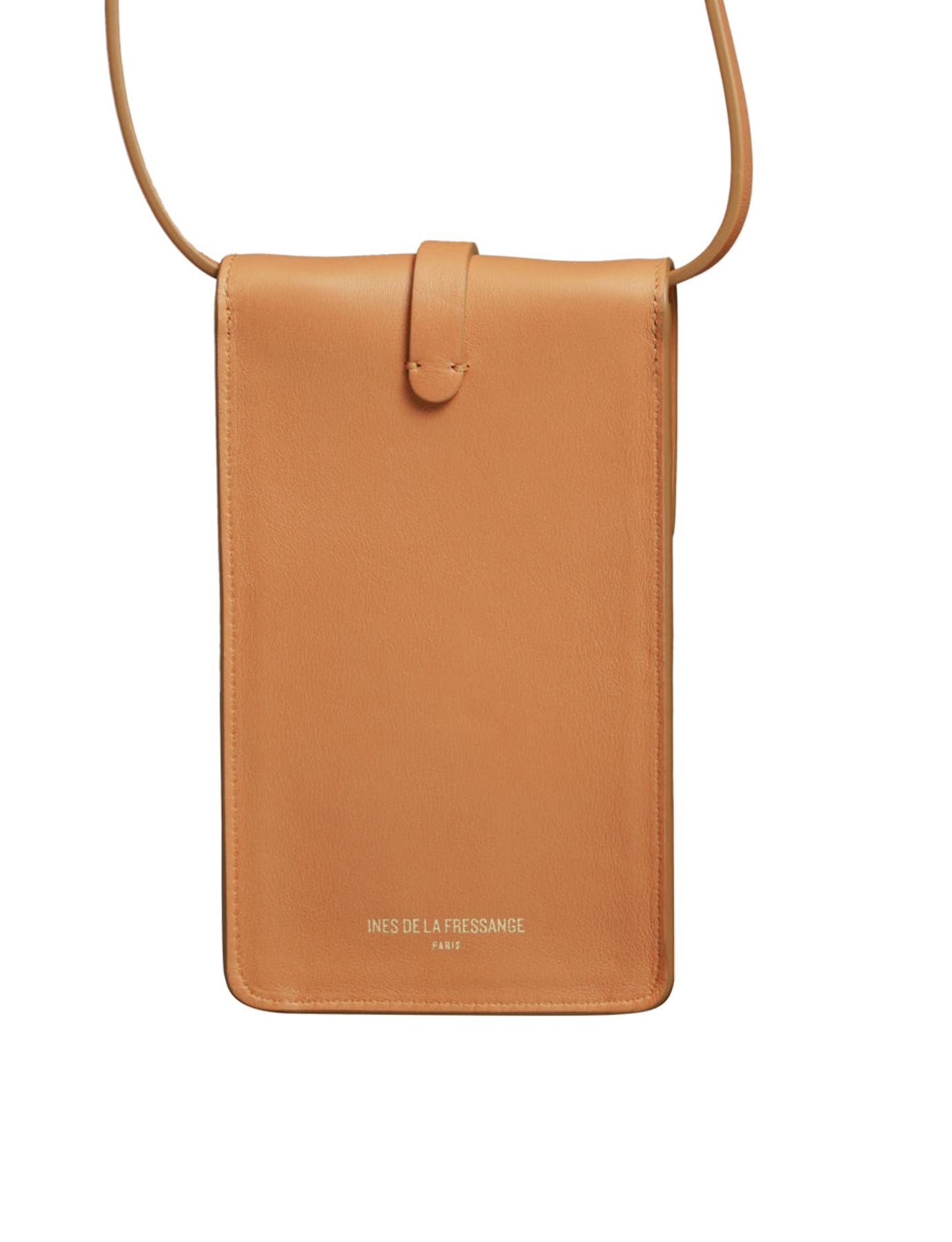 Smartphone Bag Léonore cuir camel