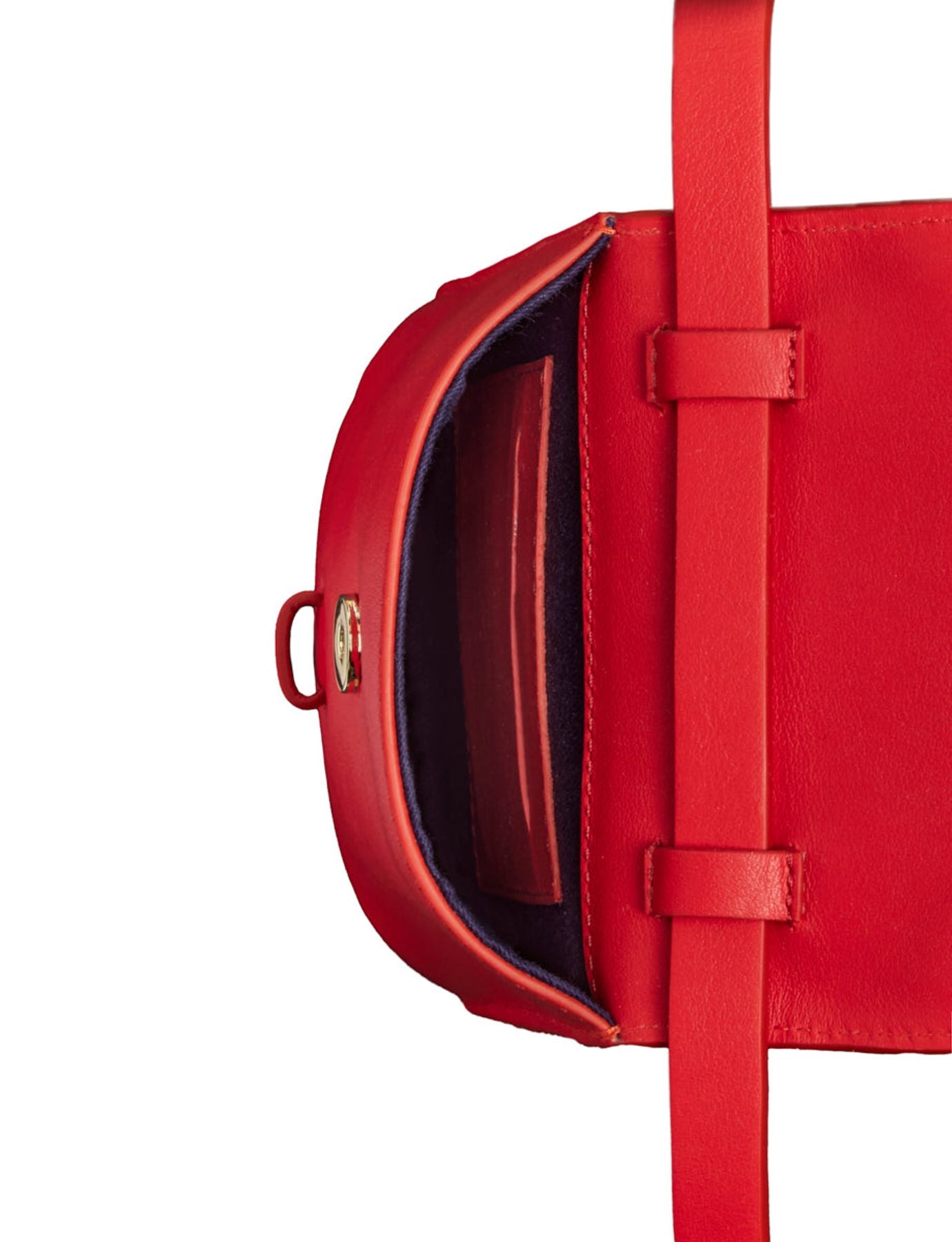 Smartphone Bag Léonore cuir rouge