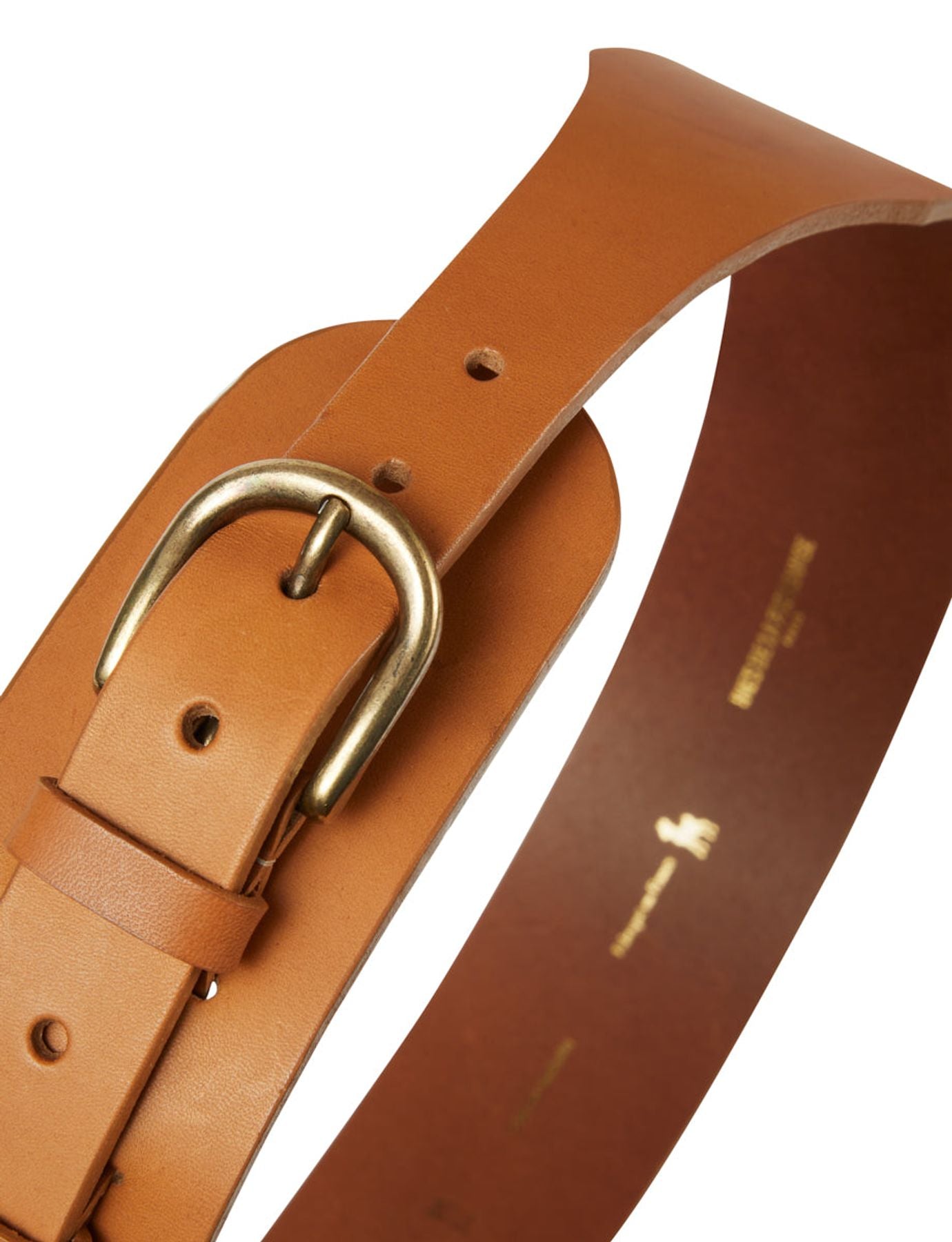 Paulette camel belt