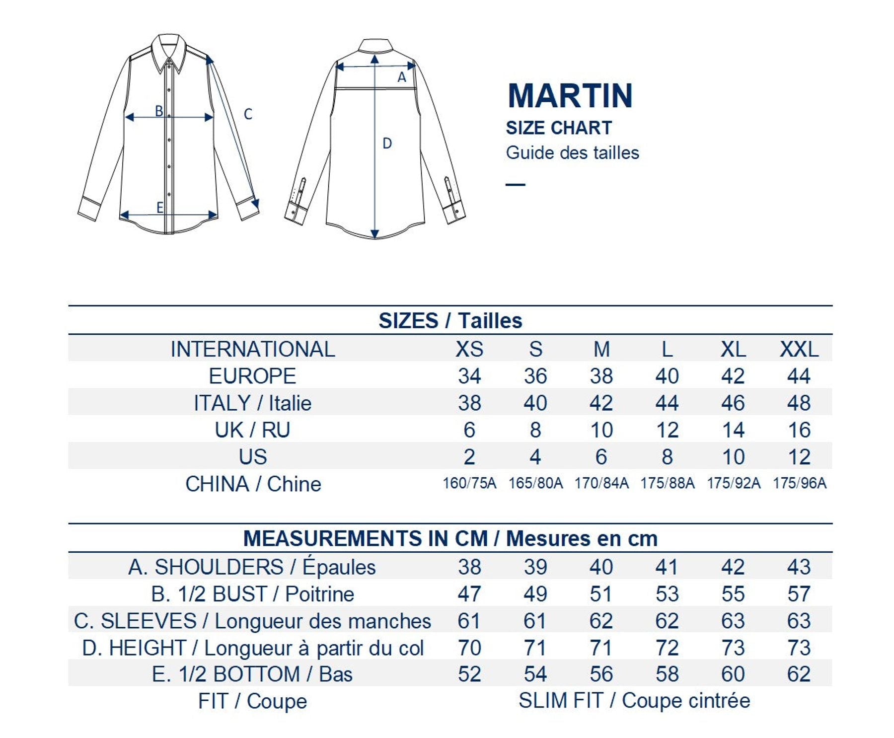 Camisa rosa de Martin