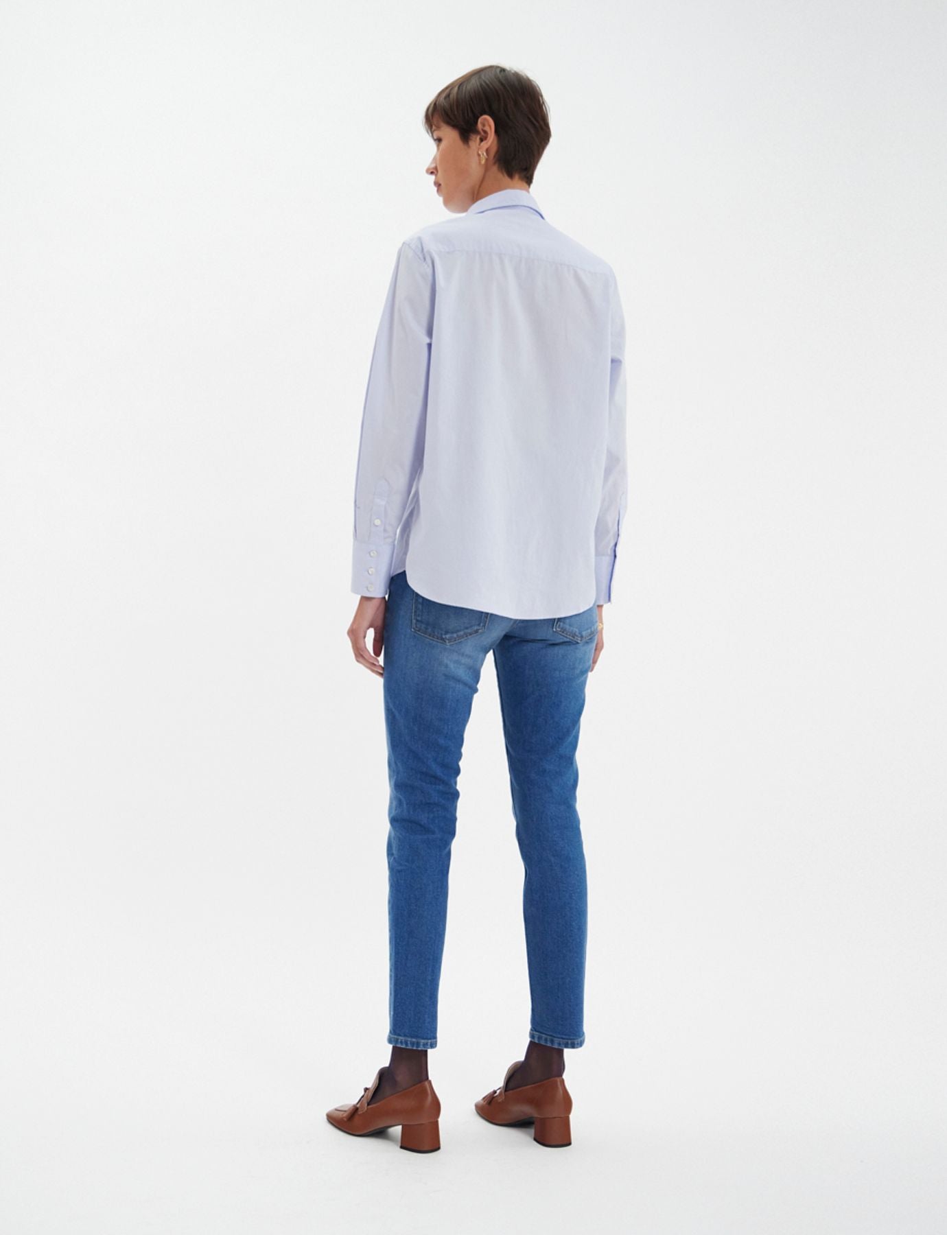 Camisa azul Maureen