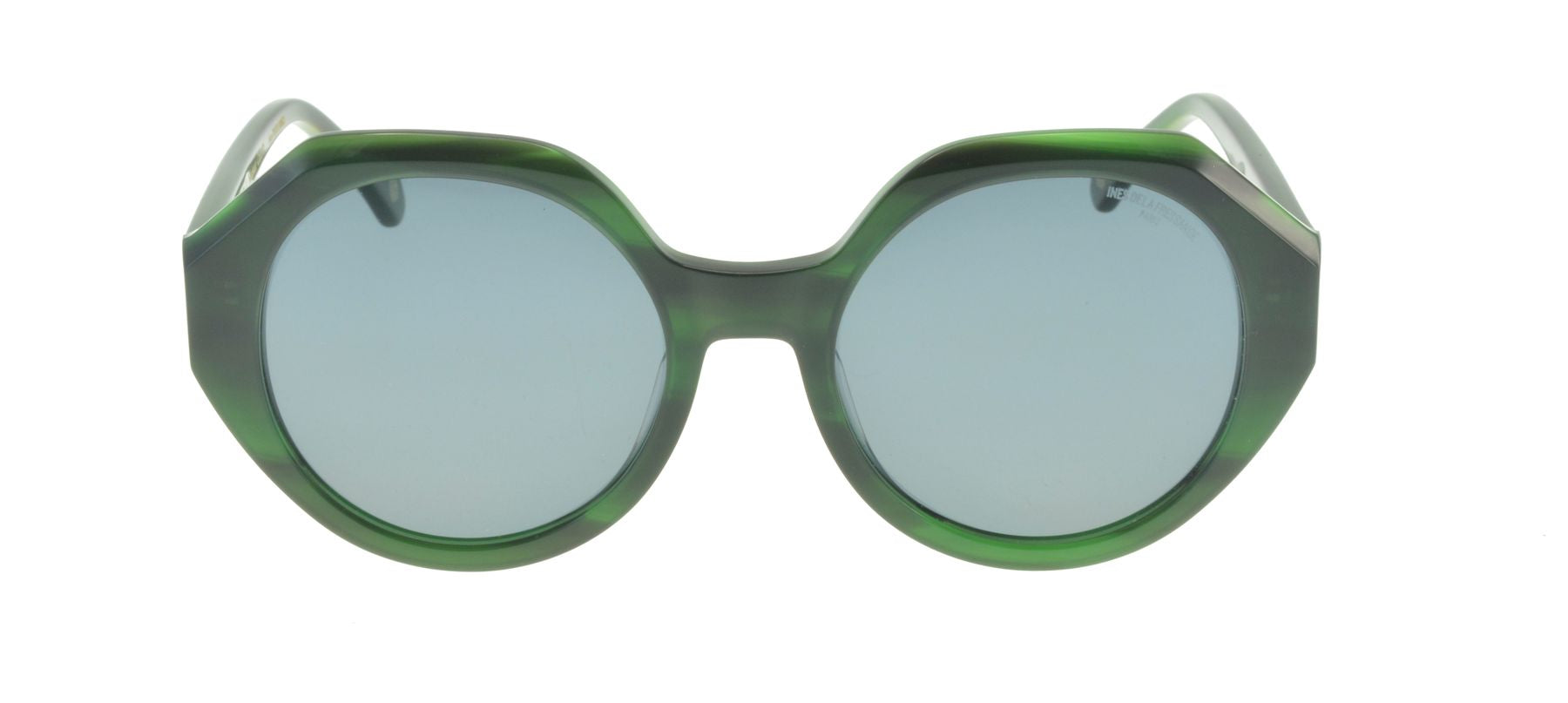 Occhiali da sole Ornella verde marmorizzato