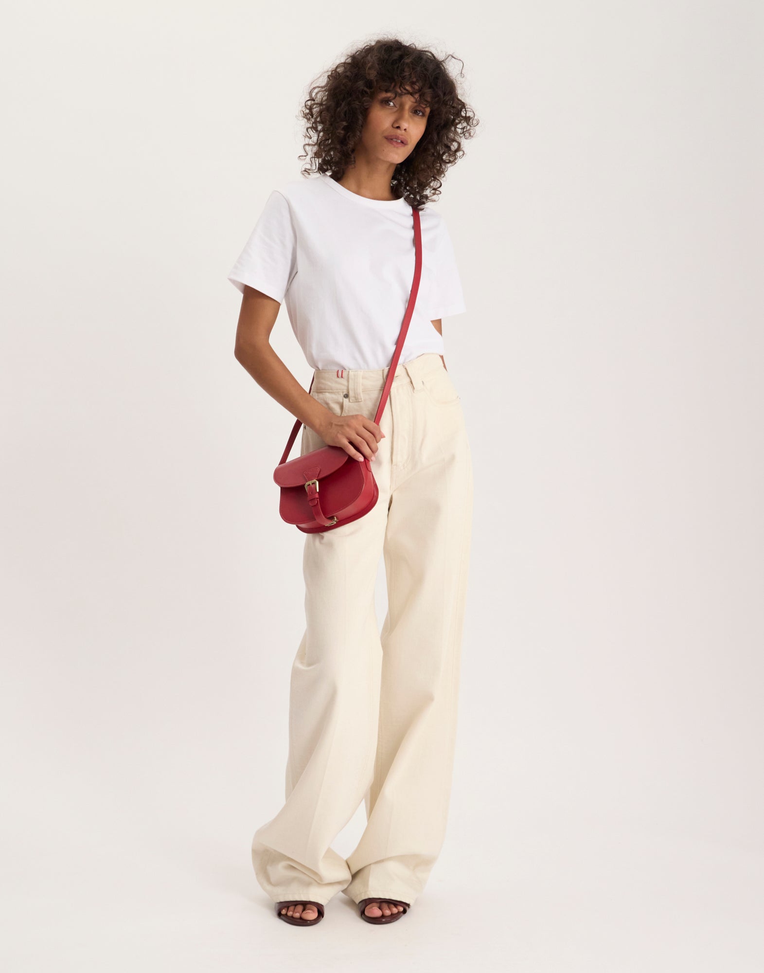 Bolso Baby Flâneur rojo