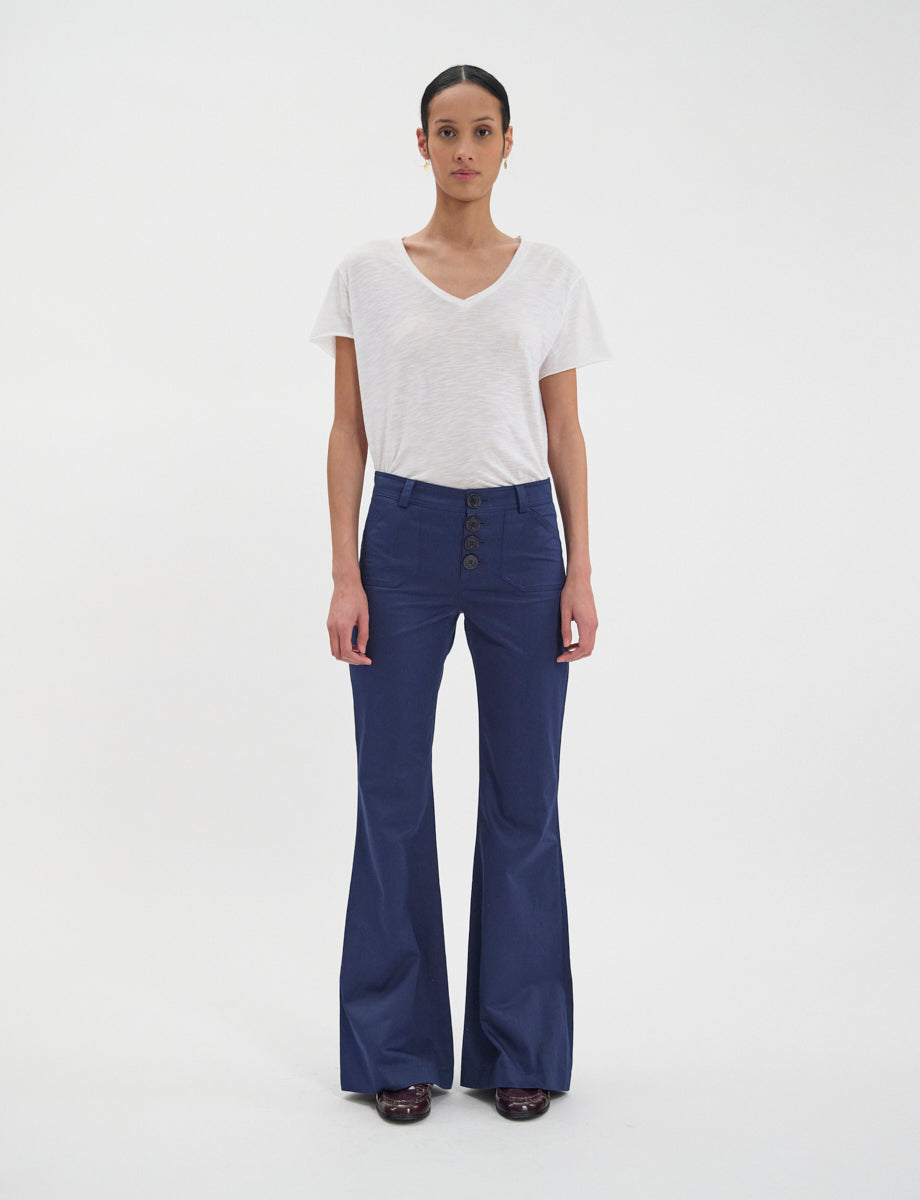 Pantalon Charlotte bleu marine