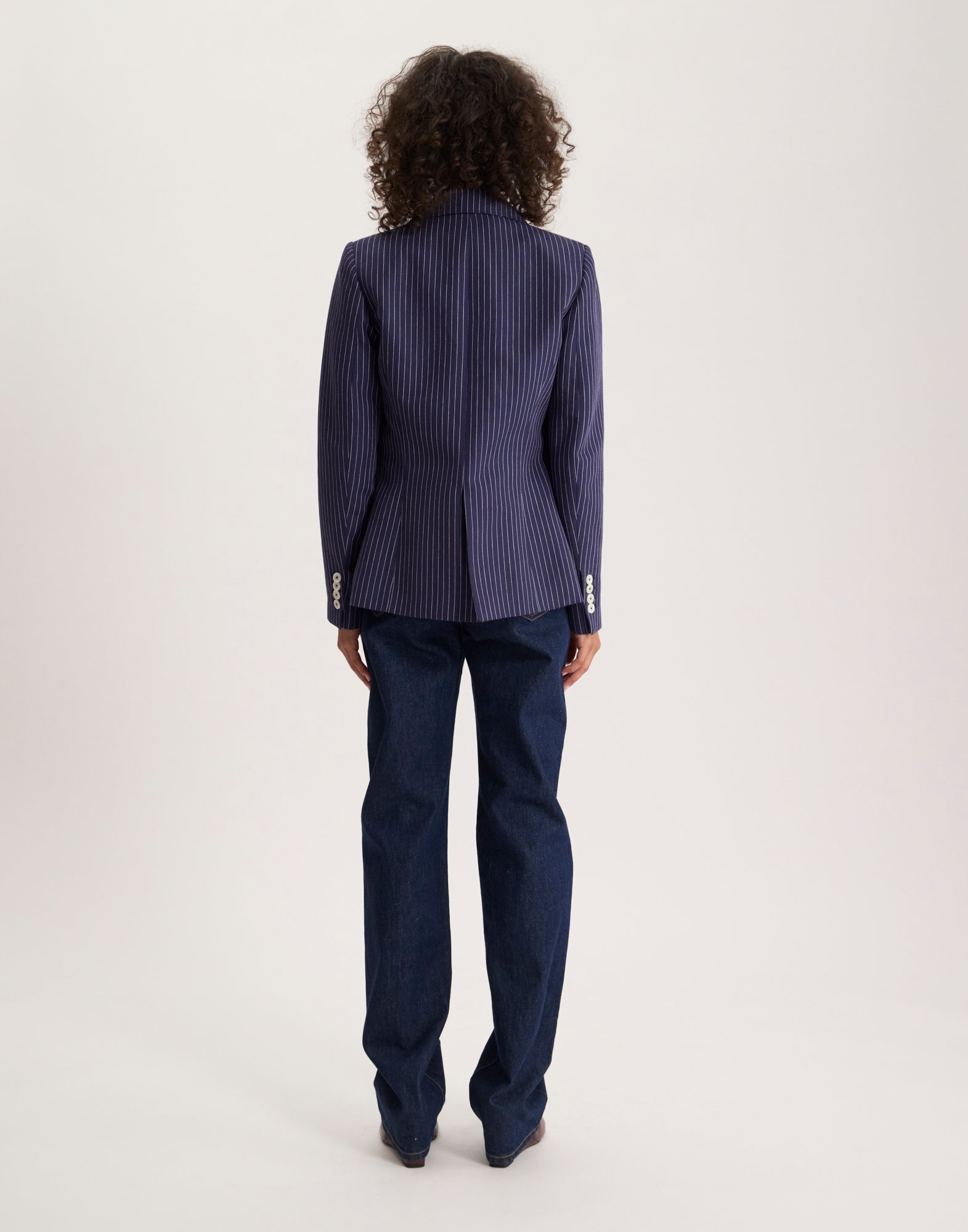 Nicoletta navy blue jacket no longer in use