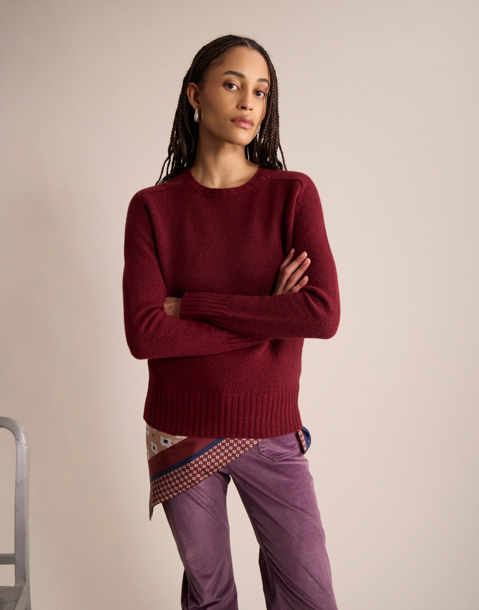 Pull Noelly Bordeaux
