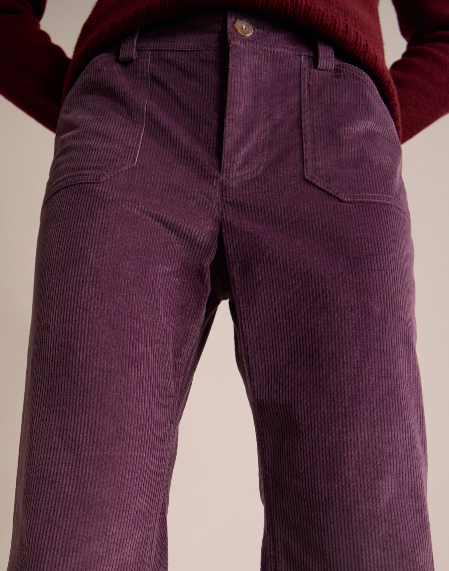Pantaloni Charlyse viola