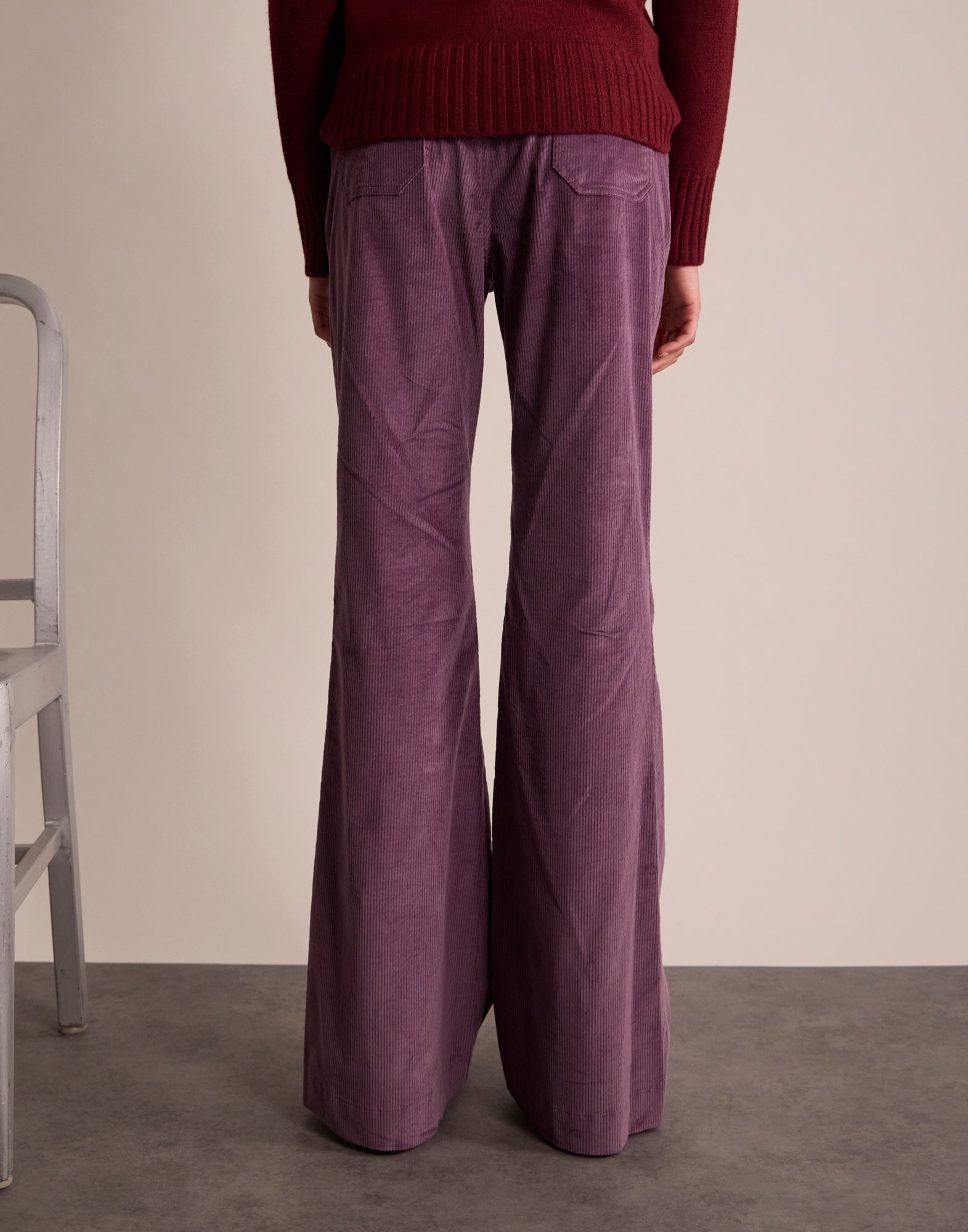 Pantaloni Charlyse viola