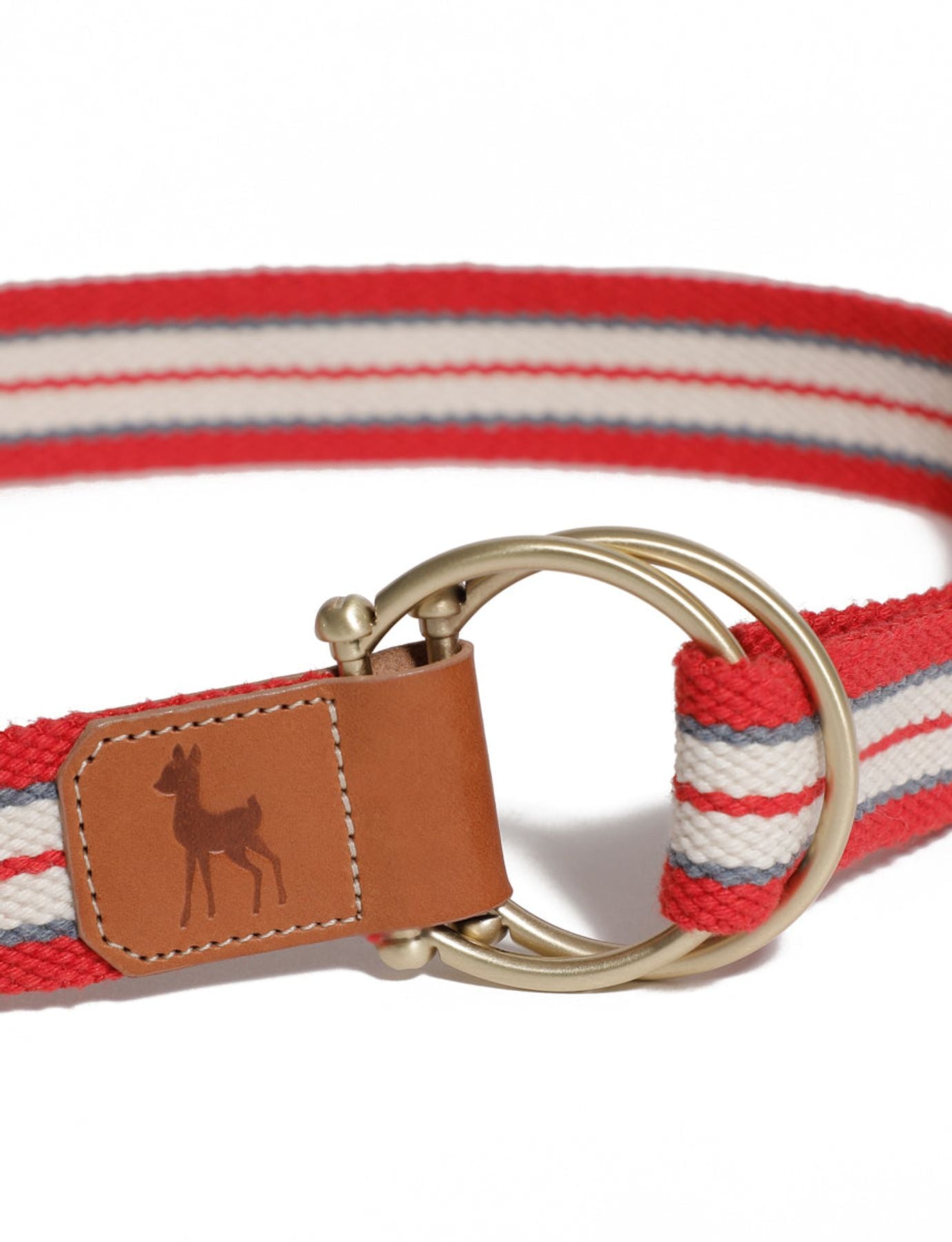 Germaine red and white belt