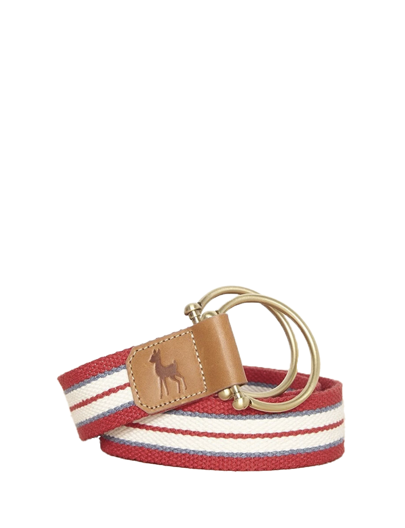 Germaine red and white belt