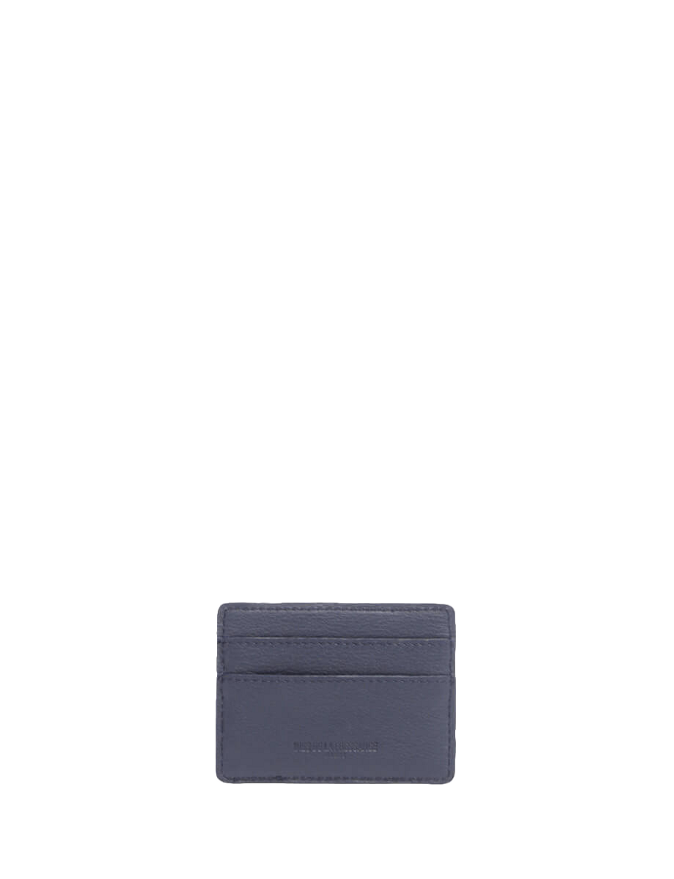 Le Parisien navy leather simple card holder