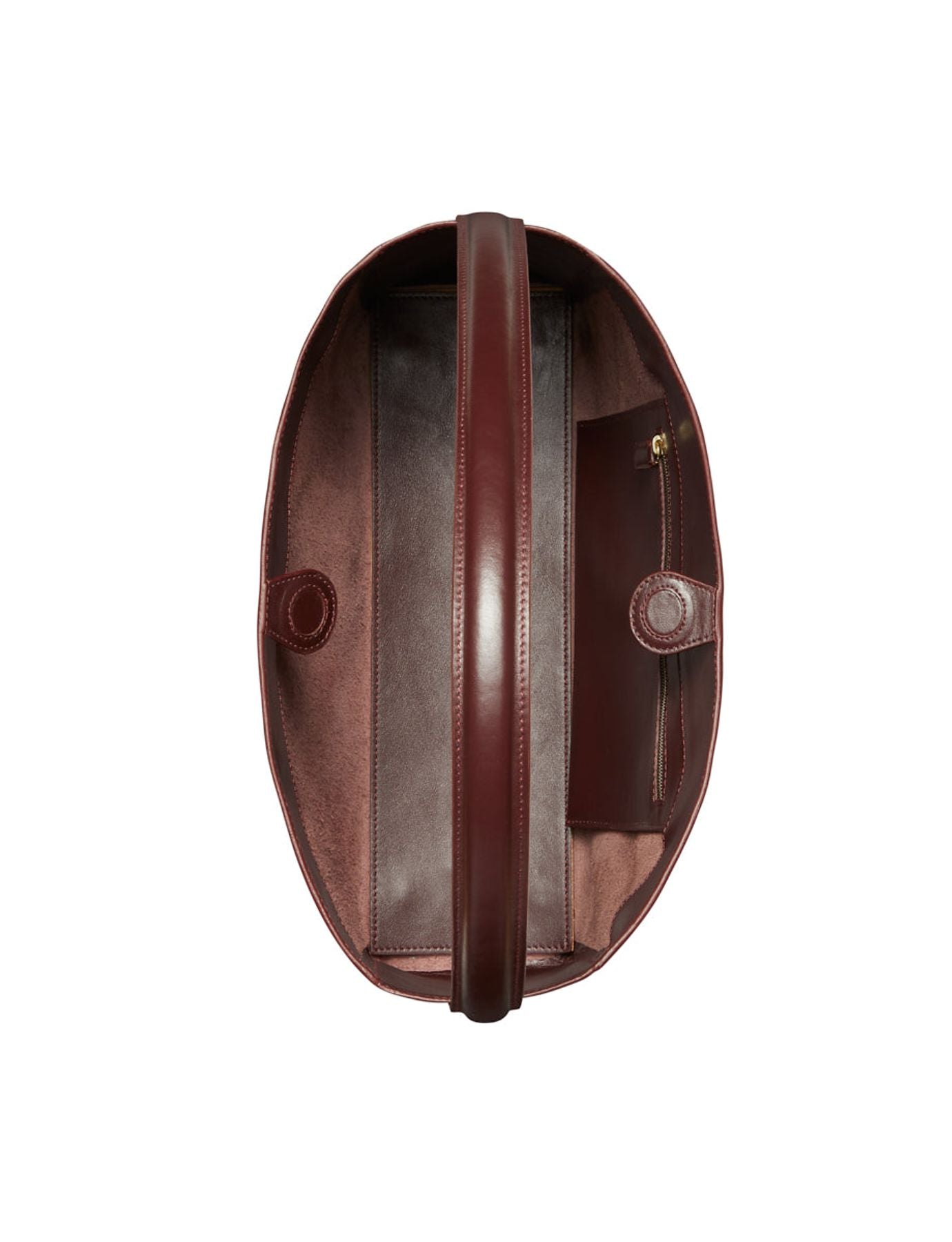 Sac cabas cuir Léonore grand format bordeaux