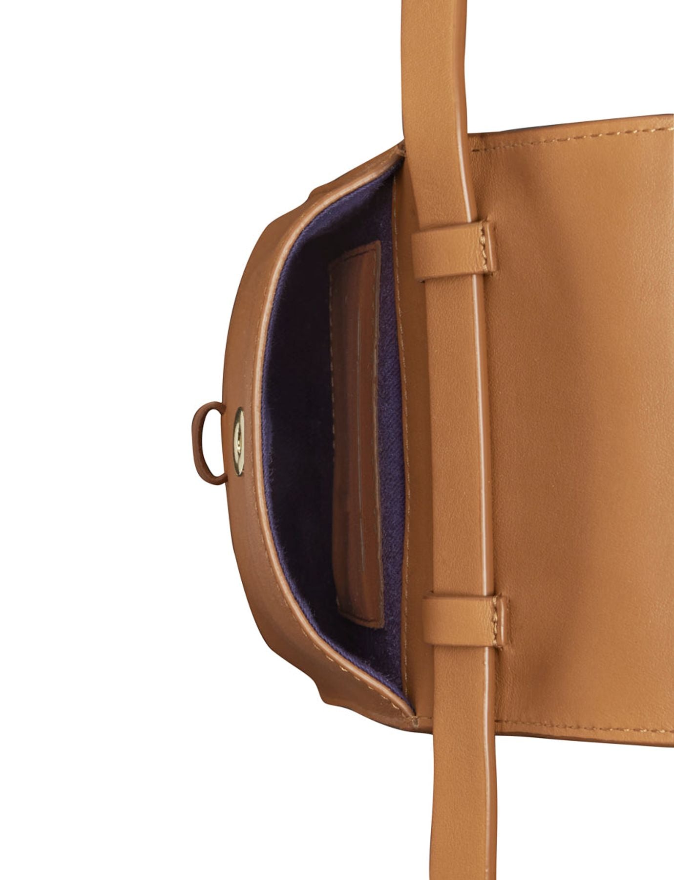 Smartphone Bag Léonore cuir camel