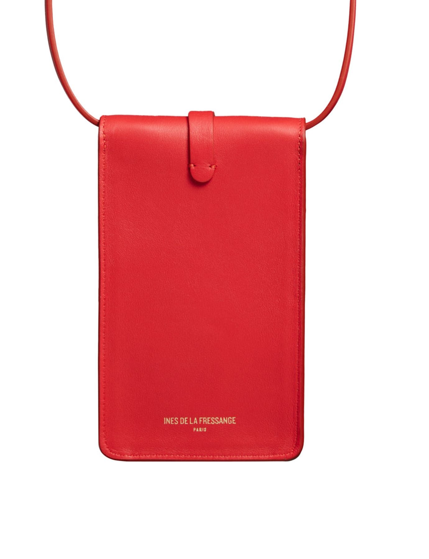 Smartphone Bag Léonore cuir rouge