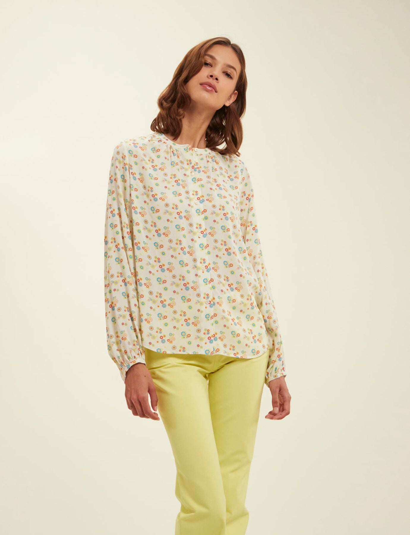 Joséphine floral blouse