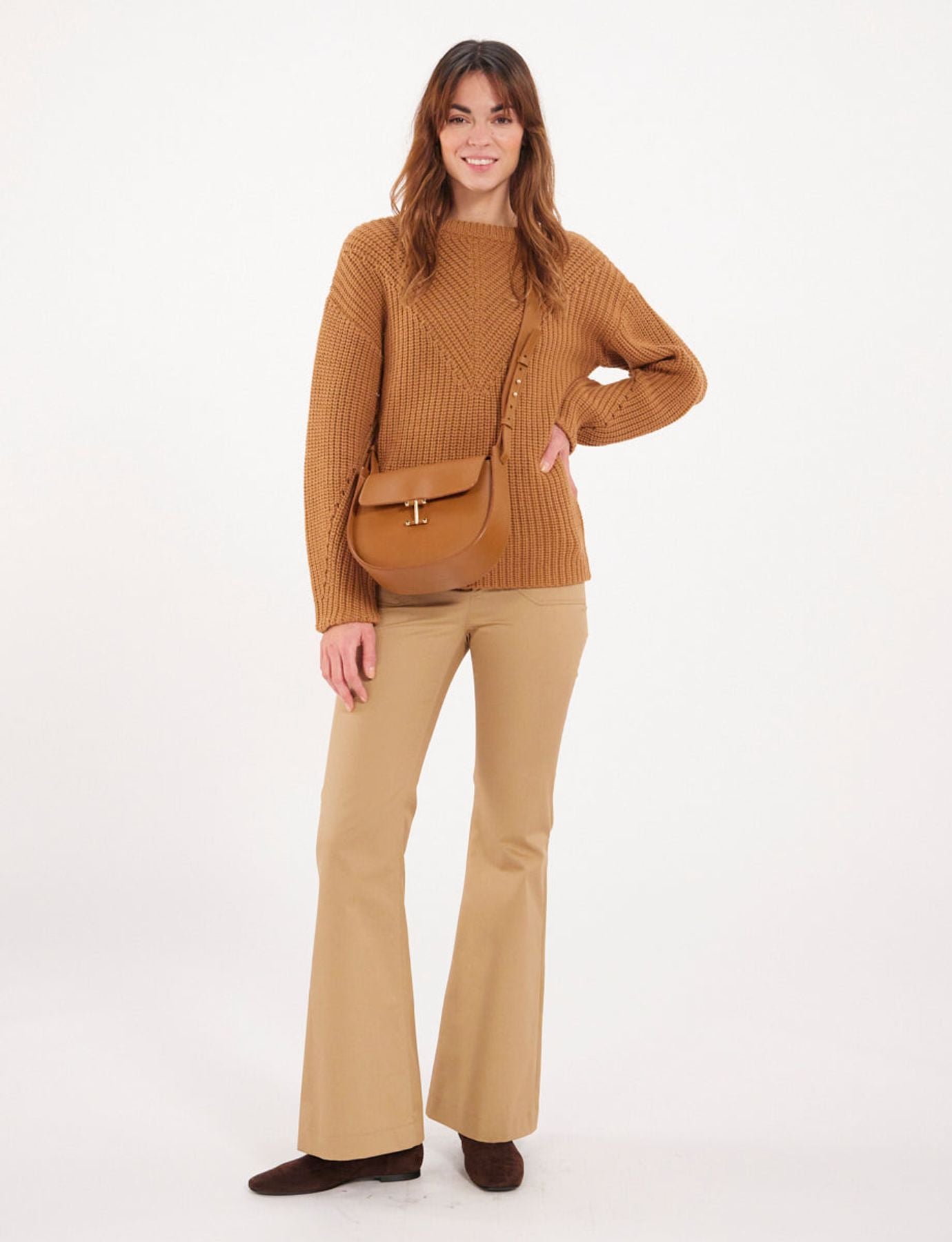 Senda bag camel leather