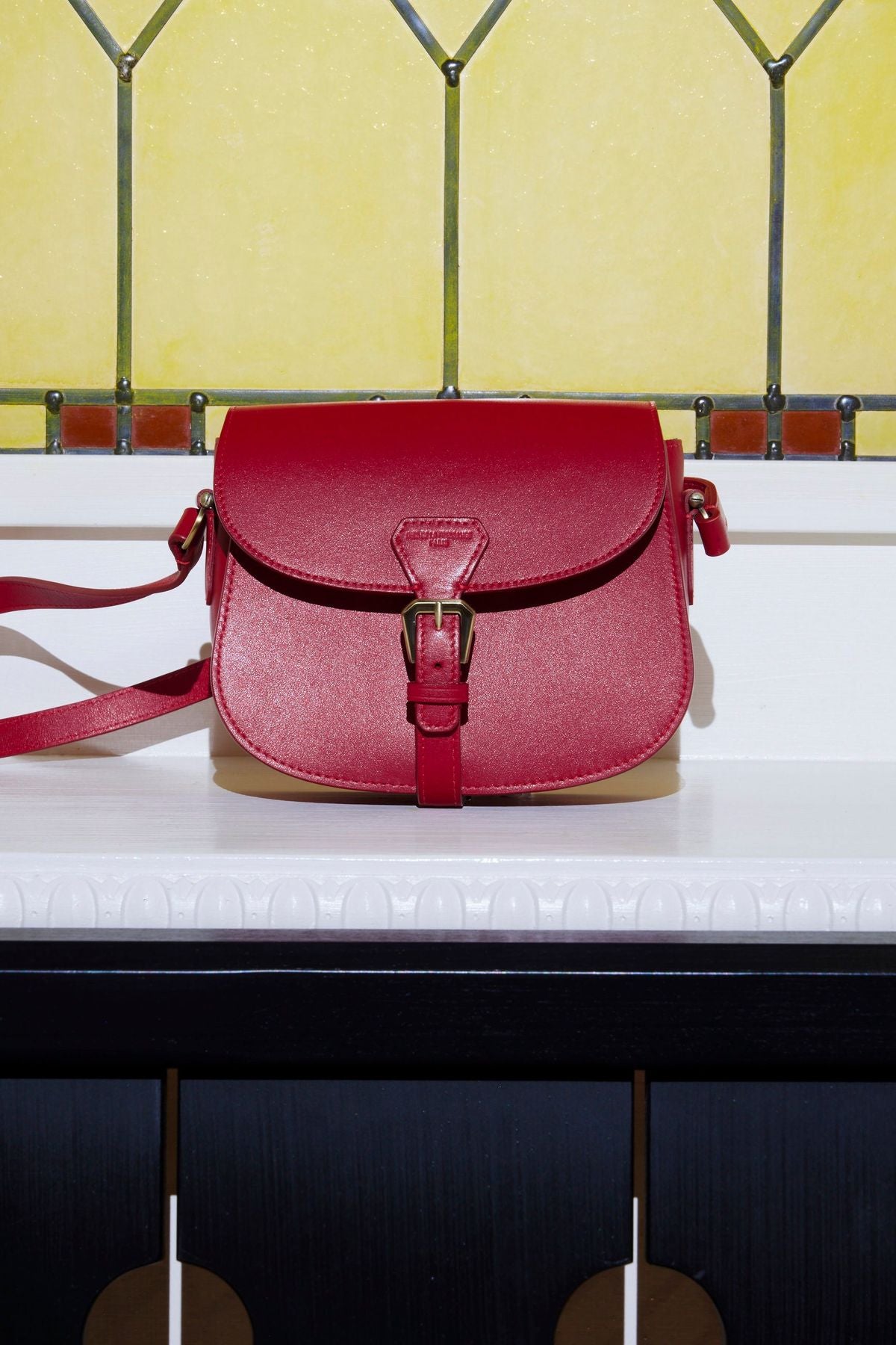 Bolso Baby Flâneur rojo