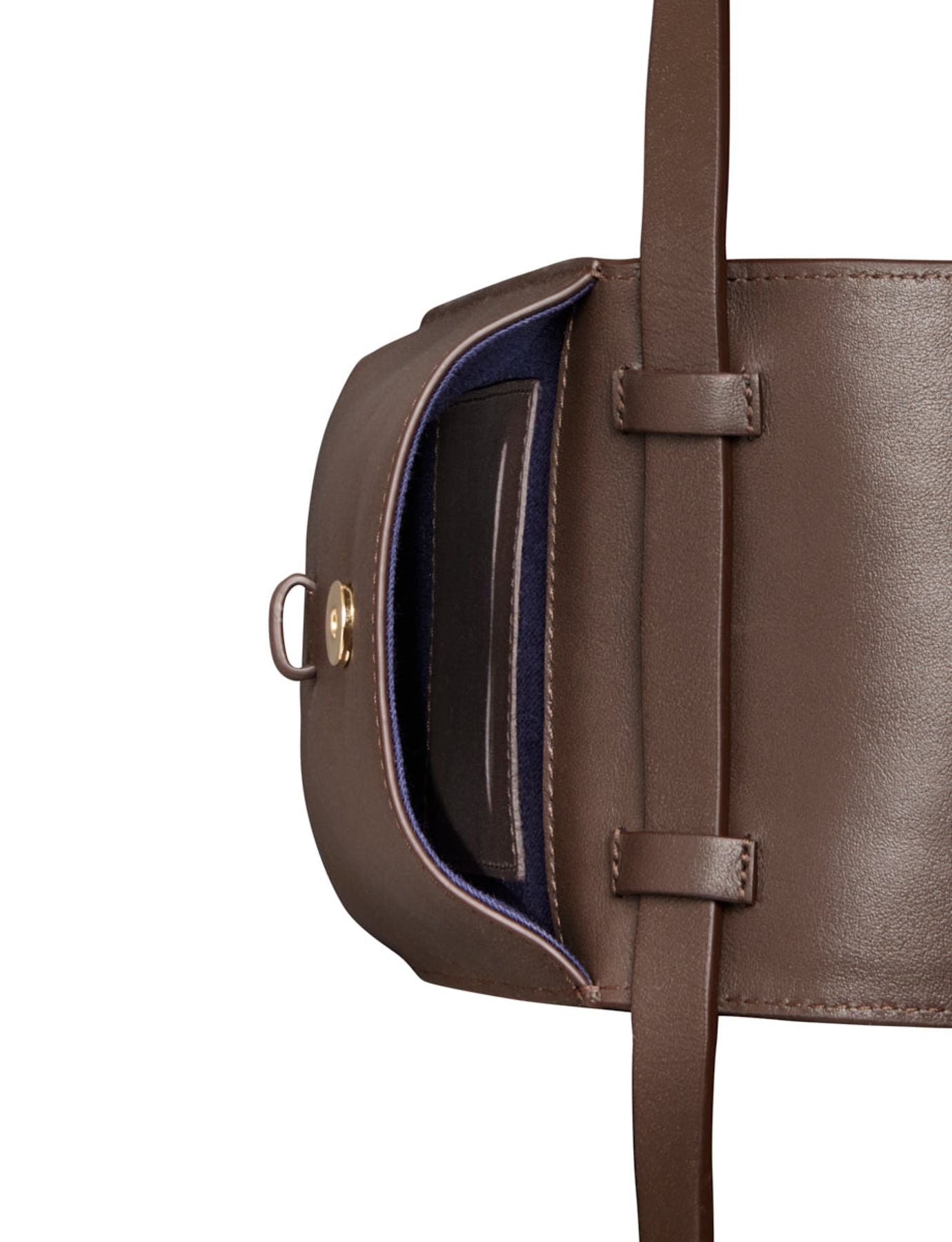 Smartphone Bag Léonore cuir chocolat
